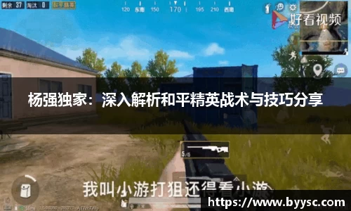 杨强独家：深入解析和平精英战术与技巧分享
